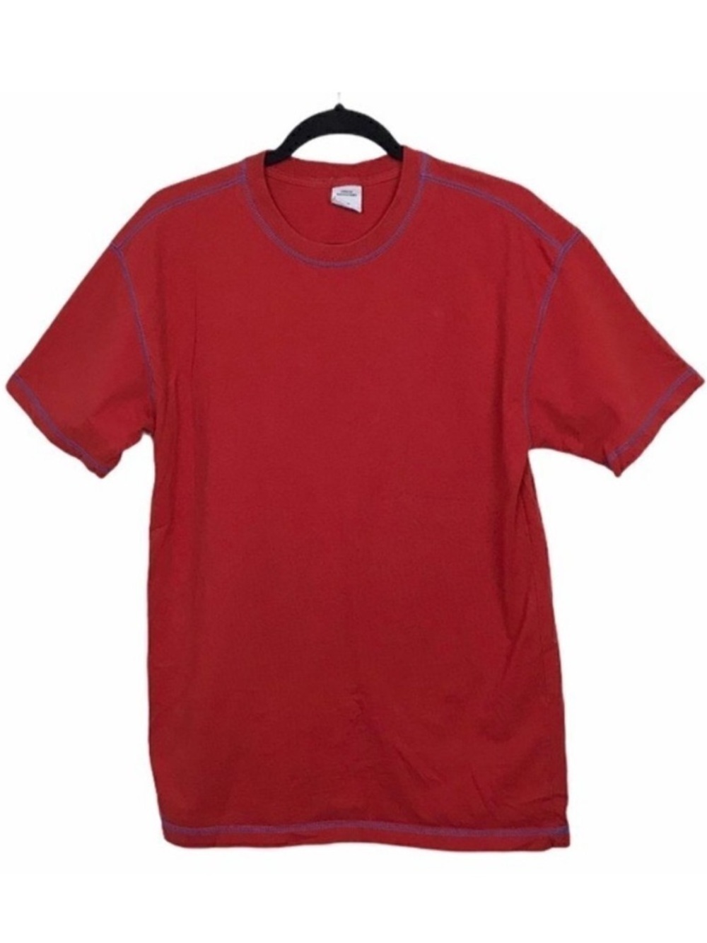 Urban Outfitters Red Contrast Stitch Tee T Shirt